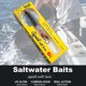 thumbnail image 5 of Señuelos de pesca de calamar biónico luminoso UV 60g 15cm cebo suave falso (estilo C) Likrtyny Para estrenar, 5 of 6