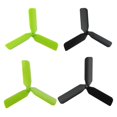 thumbnail image 1 of 4pcs de Hélices CW CCW 3-láminas de Plástico para X4 H107 H107L H107C H107D , . verde CUTICAT Hélice RC Drone, 1 of 6