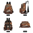 thumbnail image 2 of Casual Autumn Themed Bench Backpack for School,College and Travel, Water Resistant Bookbag,, 2 of 7