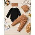 thumbnail image 5 of Newborn Baby Girl Clothes Im New Here Infant Newborn Outfit Cute Toddler Baby Girl Outfits 4PC Set 0-3 Months, 5 of 6