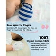 thumbnail image 5 of RATIVE Newborn Baby Mittens No Scratch, Organic Cotton Infant Mittens 0-6 Months for Boys Girls (6 Pairs/MB-67), 5 of 7
