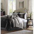 thumbnail image 2 of Madison Park Ensemble de Couette 7 Pièces Amherst - Grand - Noir, 2 of 2
