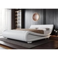 thumbnail image 2 of Bed FrameFull-size Bed Frame with ergonomic and adjustable headboard, understated modern padded platform sled design My Lux Decor Round, 2 of 8