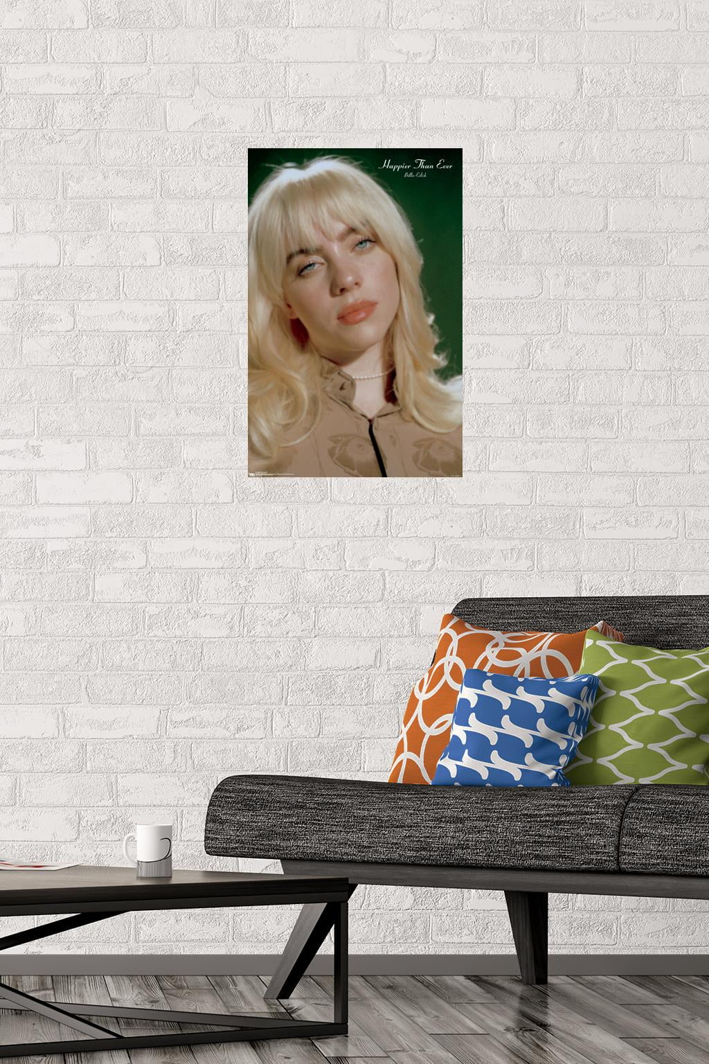 Billie Eilish - Headshot Wall Poster, 14.725" x 22.375"