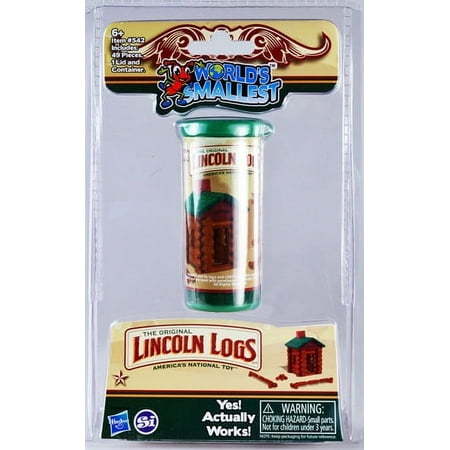 UPC: 0854941007174 | Worlds Smallest 542S LINCOLN LOGS Fully Functional Mini Novelty Toy