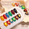 thumbnail image 3 of Set de esmaltes de uñas Double Rhythm Cat Eye Gel 15 ml x 6, 3 of 9