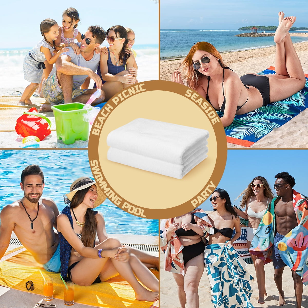 Like Nastya Beach Towel 30"x60"for Girls Boys Teenager Quick Drying Microfiber Birthday Gift