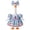 B, variant on Holiday Porch Goose Outfit – Christmas Santa Costume for 23" Goose | Weatherproof Goose Clothes, Festive Lawn Decor for Garden Patio(K)