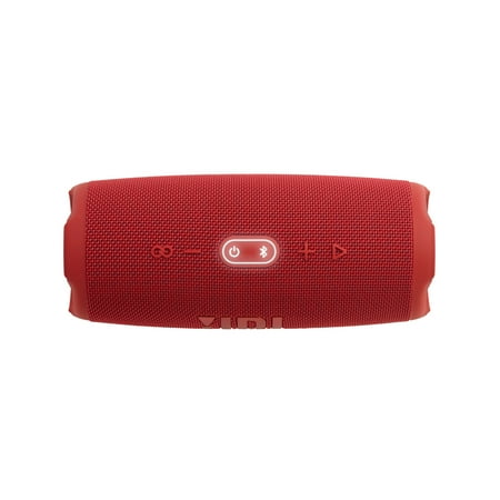 JBL Charge 5 Portable Waterproof Speaker with Powerbank, Red