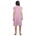 thumbnail image 3 of Moomaya Cotton Poplin Button Down Nightdress For Women Printed Nursing Nightwear, 3 of 5