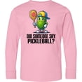thumbnail image 3 of Inktastic Funny Pickleball Joke Long Sleeve Youth T-Shirt, 3 of 5