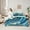 Blue, variant on Castle Fairy Sea Waves Twin Bedding Sets,Japanese Style Bedding Comforter Set