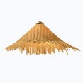 thumbnail image 2 of Woven Bamboo Lampshade Decorative Light Cover for Indoor Table and Floor Lamp, Softens Light for Living Room Bedroom Dining Room Interior, 2 of 7