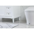 thumbnail image 5 of Elegant Decor Bennett 32" MDF Single Bathroom Vanity with Backsplash in White, 5 of 8