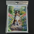 thumbnail image 3 of Sheltie Spring Path Greeting Cards Pack of 8 7 in x 5 in, 3 of 3