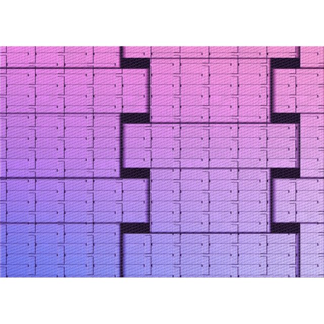 Ahgly Company Machine Washable Indoor Rectangle Transitional Bright Lilac Purple Area Rugs, 7' x 10'