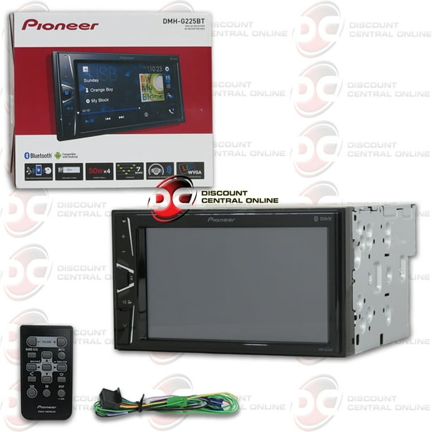 Pioneer 2-DIN 6.2" Touchscreen Digital Media Car stereo USB Bluetooth ...