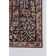 thumbnail image 3 of Momeni  Karachi Bordered Oriental Red and Blue Polyester Area Rug 8' X 10' 8' x 10' Indoor,Accent Rectangle, 3 of 6