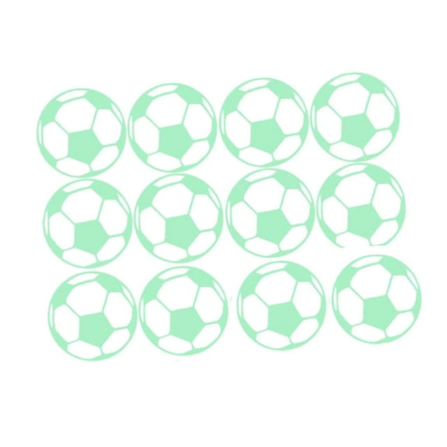 Pegatinas de iluminación nocturna luz - pegatina de luz de estrella gato estrella mariposas pared 12x fútbol