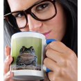 thumbnail image 2 of 3dRose, Sonoran desert Toad, Bufo alvarius, 15oz Two-Tone Blue Mug, 2 of 7