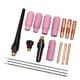 thumbnail image 1 of 17PCS TIG Antorchas de Soldadura de Lentes de Gas Rechoncho Collet-Cup - Tungsteno para WP-17 WP-18 WP-26 shamjiam  Juego de soplete de soldadura, 1 of 8