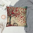 thumbnail image 2 of PHYHOO Valentines Day Pillow Covers  Valentines Day Decor for Home Red Truck Love Heart Bicycle Valentine Pillows Decorative Throw Pillows Farmhouse Valentines Day Decorations, 2 of 5