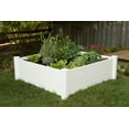 thumbnail image 3 of NuVue Products 26011, Grand Raised Garden Bed - White: 48 in W x 48 in L x 15 in H, 3 of 6