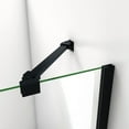 thumbnail image 6 of DreamLine Aqua 48 in. W x 58 in. H Frameless Hinged Tub Door in Satin Black, 6 of 8