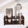 thumbnail image 6 of Fiocias Bartender Kits Bamboo Storage Stand Bar Tool Holder for Wedding Tabletop Bar, 6 of 9