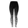 thumbnail image 3 of MKLEKYY Leggings para mujer Pantalones de yoga con estampado de lentejuelas a la moda para mujer Pantalones casuales Leggings Pantalones, 3 of 3