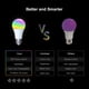 thumbnail image 4 of MoesHouse Tuya Bombilla LED inteligente E27 RGB Bombilla LED para Alexa Google Home Kuymtek Para estrenar, 4 of 5