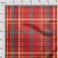 thumbnail image 2 of oneOone Cotton Silk Candy Red Fabric Madras Check Sewing Craft Projects Fabric Prints By Yard 42 Inch Wide, 2 of 4