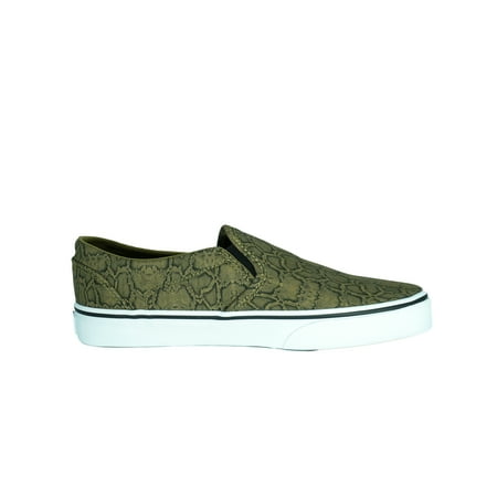 

Vans Women s Snake Print Low Top Slip On Shoes Green Size 9.5 W
