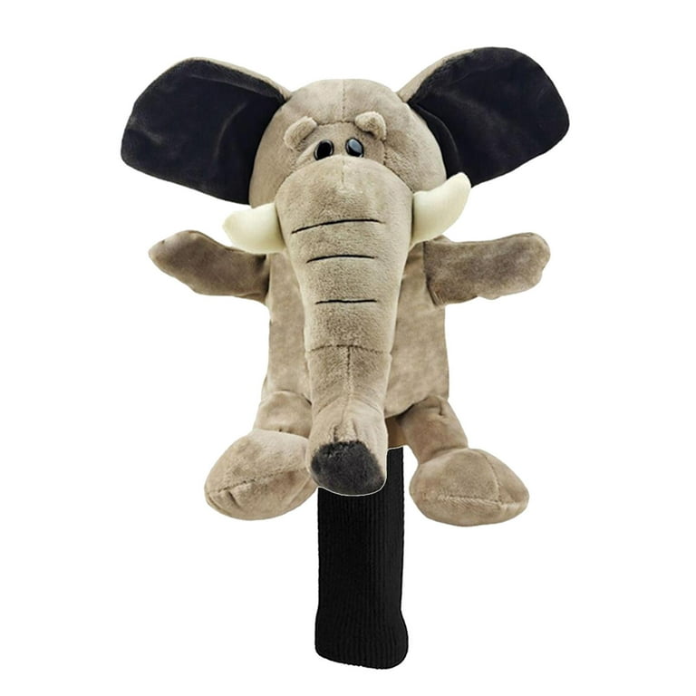 Plush Golf Headcover Wood Driver Head Cover Replacement Protector Sleeve Elephant, Other