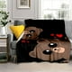 thumbnail image 1 of Manta de franela con dibujos de Panda Kawaii para niños, ropa de cama de viaje, sofá, regalo, supersuave, 1 of 4