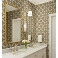 thumbnail image 4 of S4sassy Self Adhesive Wallpaper, Yellow Geometric Wallpaper, Bold Removable DIY Vinyl Tile Pattern Wall Covering, Textured Peel and Stick Contact Paper for Entryway wall, Kitchen Backsplash-25"x240", 4 of 9