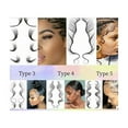 thumbnail image 2 of enqiretly Hair Edge Sticker Waterproof Hairline Fringe Decal Temporary Baby Bang Tail Sticker, Pattern 5, 2 of 2