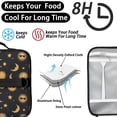 thumbnail image 4 of Sun and Moon Gothic Pattern Insulated Lunch Bag with Shoulder Strap and Bottle Holder,Bento School Lunch Bag Box,11x9.5x3.5 Inches, 4 of 5
