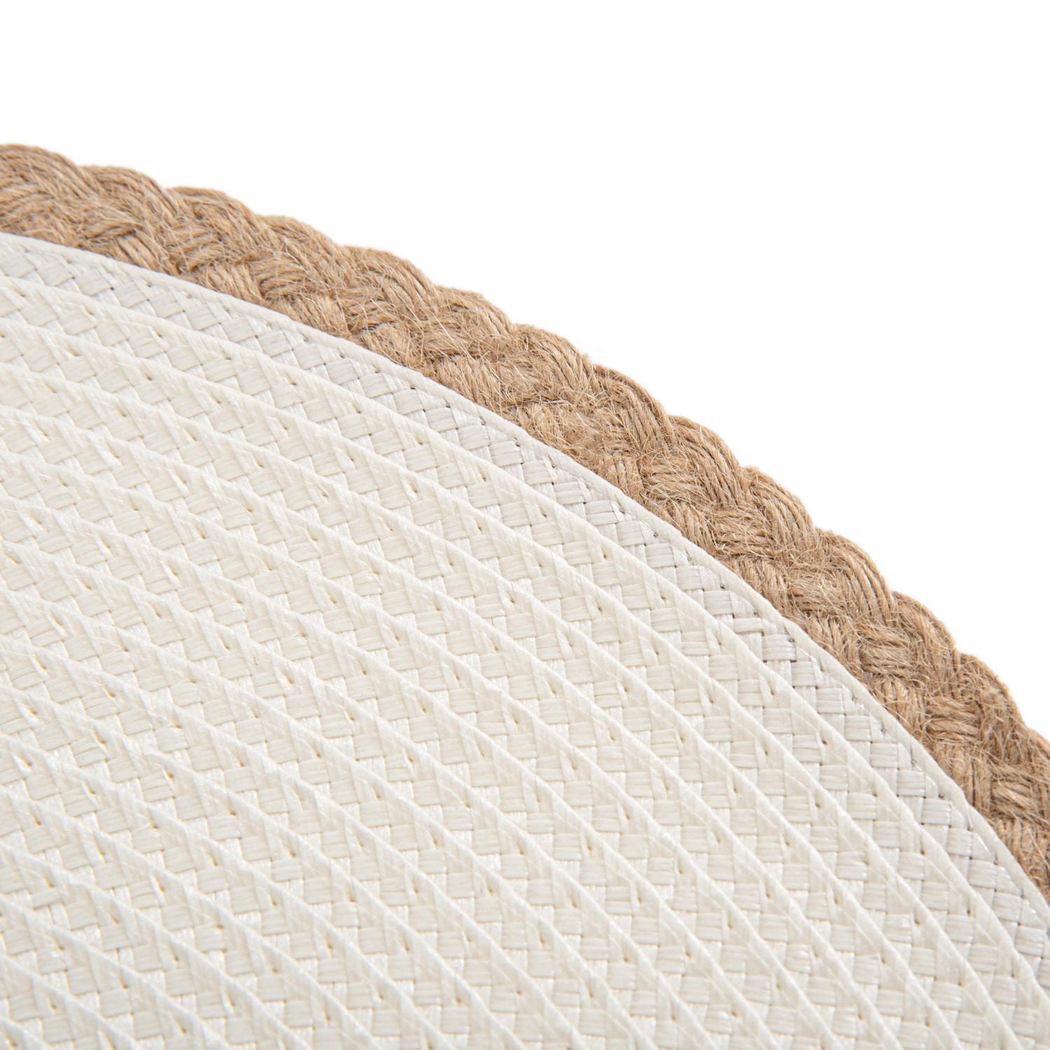 WAY TO CELEBRATE HARVEST WOVEN ROUND PLACEMAT WITH JUTE BORDER