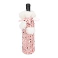 thumbnail image 3 of Bottle Cover, Shiny Fine Workmanship Exquisite Christmas Wine Bottle Cover  For Parties Red,Gold,Silver,Rose Gold, 3 of 8