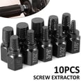 thumbnail image 2 of BeesClover 10Pcs Screw Extractor Alloy Steel Damaged Screw Remover Set for Broken Rounded Off Painted Over Rusted Tight Bolts, 2 of 8