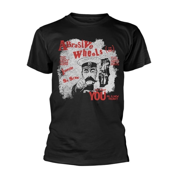 Abrasive Wheels - Camiseta Army Song para Adultos Unisex (Negro)