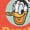 HEATHER ORANGE, variant on - Donald Duck Short Sleeve Graphic T-Shirt