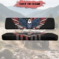 thumbnail image 4 of ZIATUBLES 2-Pack UTV Seat Covers with American Flag Bald Eagle Print, Waterproof Scratch-Resistant Polyester Protectors for Kawasaki Mule Bench Seats, Easy to Clean UTV Decor Accessories Part, 4 of 8