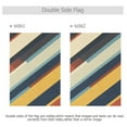 thumbnail image 4 of Yayeee Garden Flag 28" x 40" Double Sided Outdoor Yard Lawn Holiday Decorations, Retro Colorful Stripes, 4 of 6