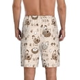 thumbnail image 4 of Lsque Retro Rooster Mens Sleep Pajama Shorts,Short Pajama Pants, Cotton Ultra-Soft Knit-X-Large, 4 of 9