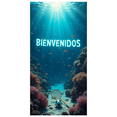 thumbnail image 1 of Heart Shaped Neon Banner with Steampunk Elements and Welcome Message in Spanish Party Decorations Backdrop Photography Props Event Decors Gatherings Celebrations, 1 of 4