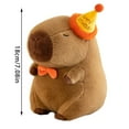 thumbnail image 3 of Capybara Plush Toys for Birthday Party Gifts Halloween Doll with Toast，Cute Capybara Doll Christmas Gifts, 3 of 4