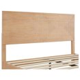 thumbnail image 2 of MUSEHOMEINC Solid Pine Wood Platform Mid Century Bed Frame, Pine, Full, 2 of 7
