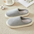 thumbnail image 2 of Lovskoo 2024 Fuzzy Slippers for Women Cozy Curly Flat Slide Slippers Comfy Soft Non-Slip Thick Warm House Shoes Indoor and Outdoor, Warm Gift Gray, 2 of 6